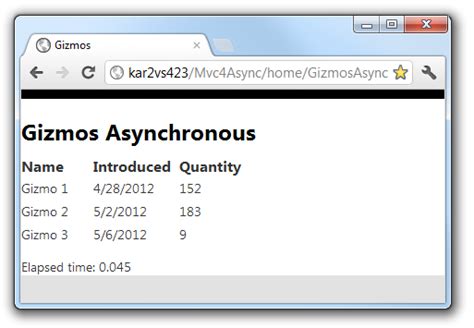 task action result|Using Asynchronous Methods in ASP.NET MVC 4 .
